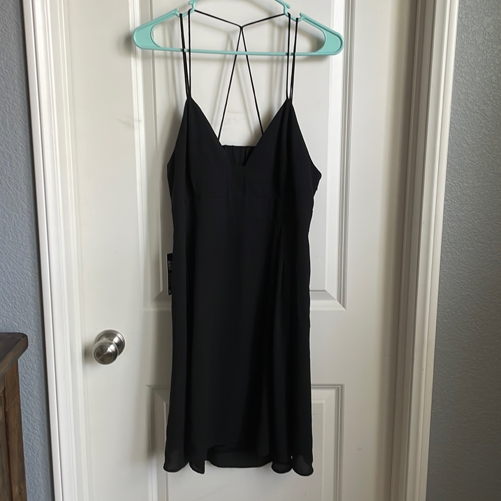 Express Black Midi Dress